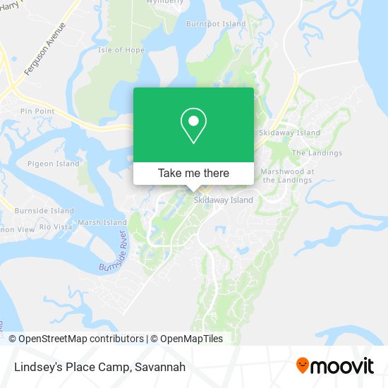Mapa de Lindsey's Place Camp