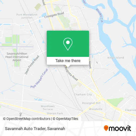 Savannah Auto Trader map