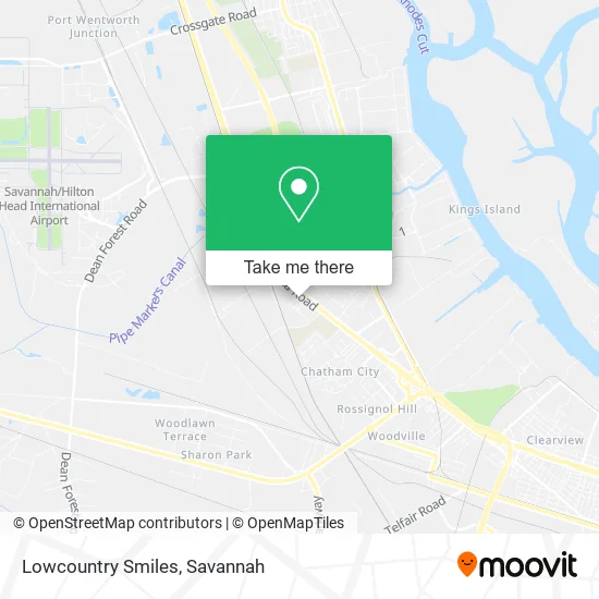 Lowcountry Smiles map