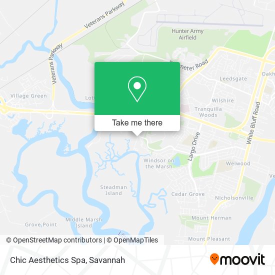 Chic Aesthetics Spa map