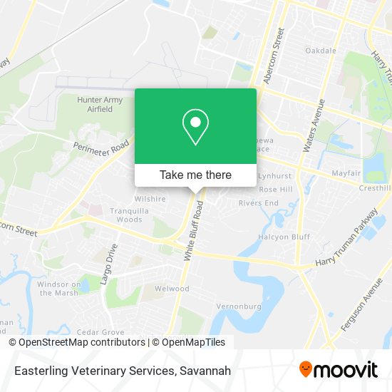 Easterling Veterinary Services map