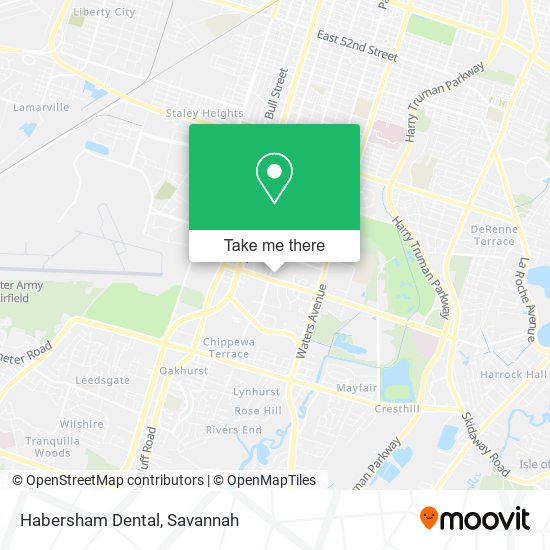 Habersham Dental map