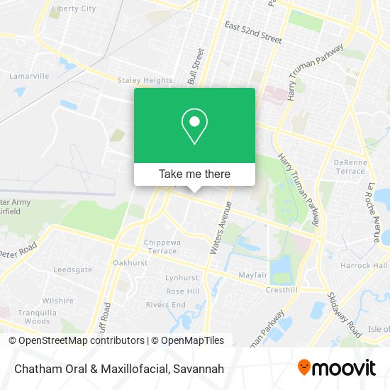Chatham Oral & Maxillofacial map