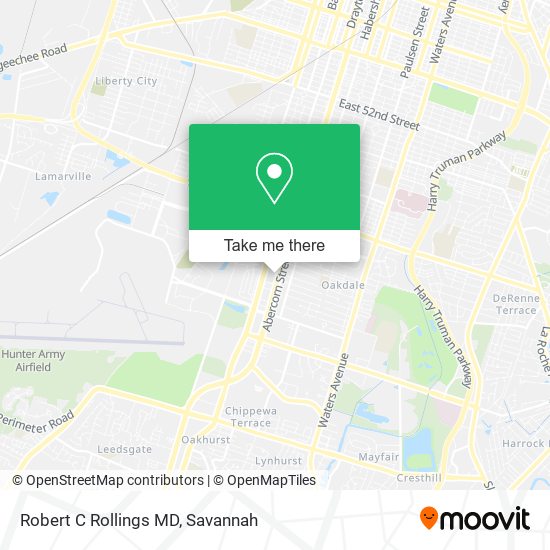 Robert C Rollings MD map