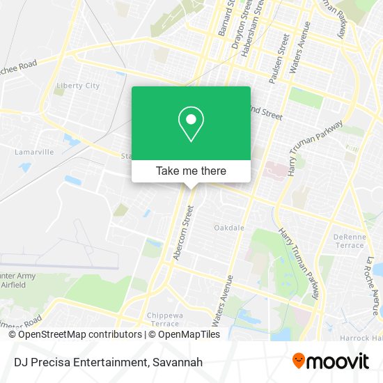 DJ Precisa Entertainment map