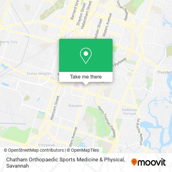 Mapa de Chatham Orthopaedic Sports Medicine & Physical