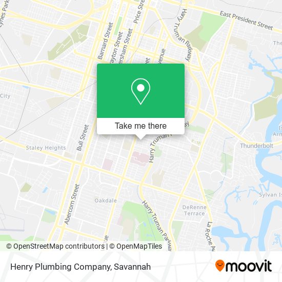 Henry Plumbing Company map