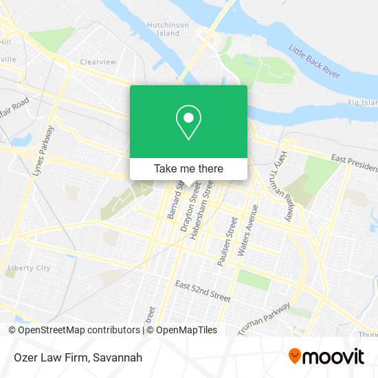 Ozer Law Firm map