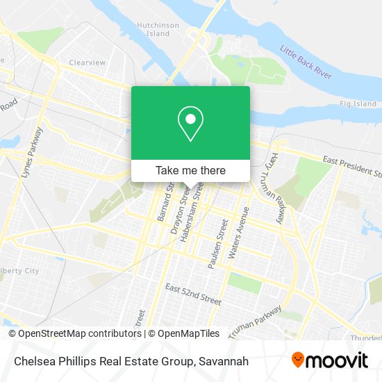 Chelsea Phillips Real Estate Group map