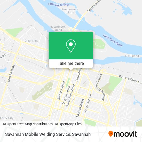 Savannah Mobile Welding Service map