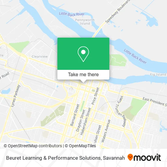 Beuret Learning & Performance Solutions map