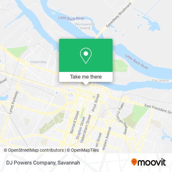 DJ Powers Company map