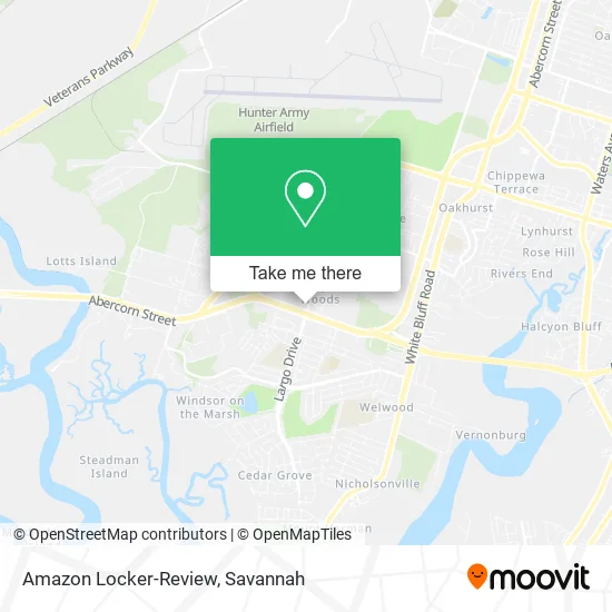 Amazon Locker-Review map