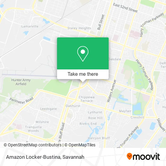 Amazon Locker-Bustina map