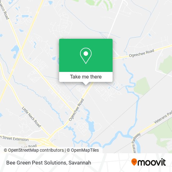 Mapa de Bee Green Pest Solutions