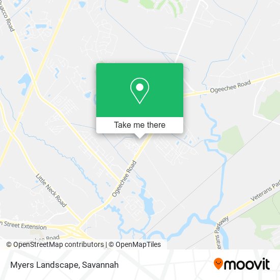 Mapa de Myers Landscape