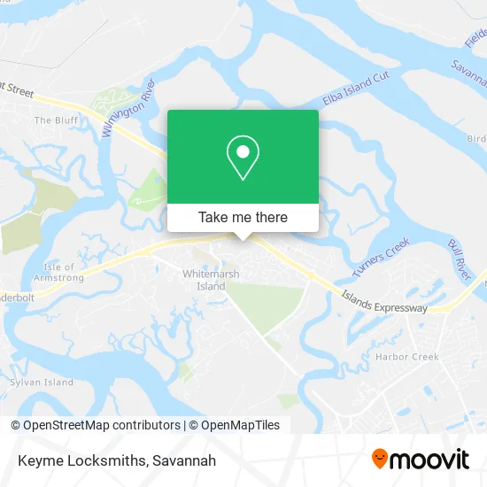 Keyme Locksmiths map
