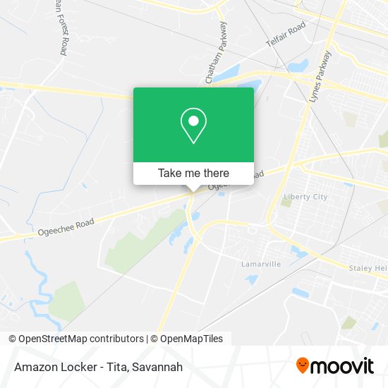 Amazon Locker - Tita map