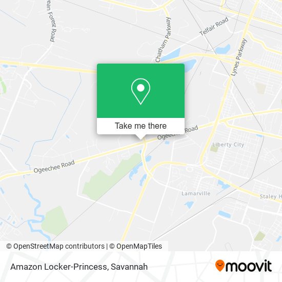 Mapa de Amazon Locker-Princess