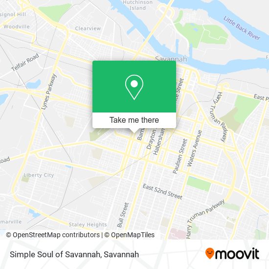 Simple Soul of Savannah map