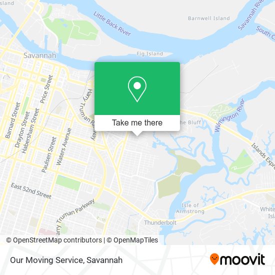 Our Moving Service map