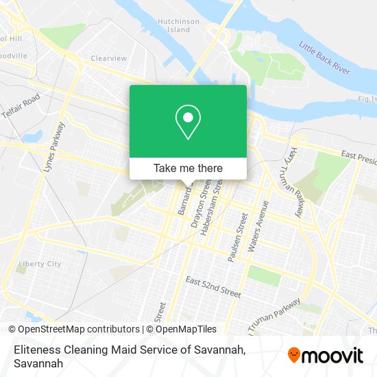 Mapa de Eliteness Cleaning Maid Service of Savannah