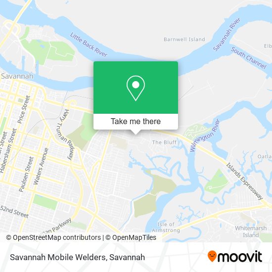 Savannah Mobile Welders map