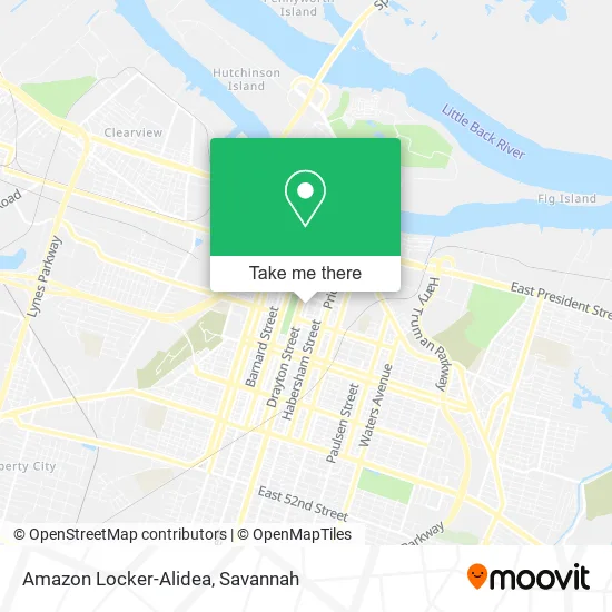 Amazon Locker-Alidea map