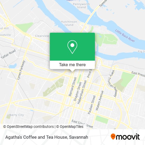 Mapa de Agatha's Coffee and Tea House