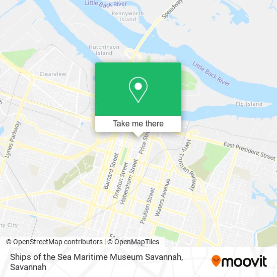 Ships of the Sea Maritime Museum Savannah map
