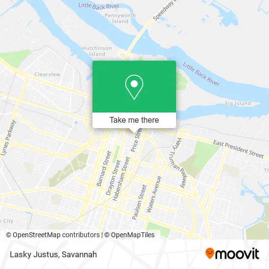 Lasky Justus map