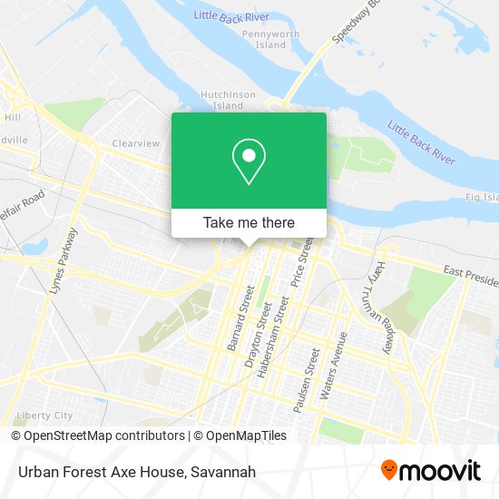 Mapa de Urban Forest Axe House