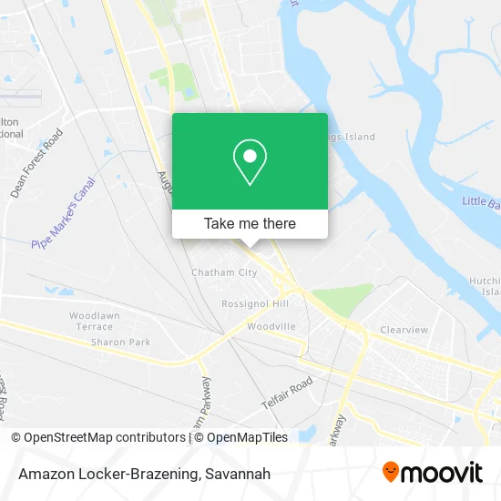 Amazon Locker-Brazening map