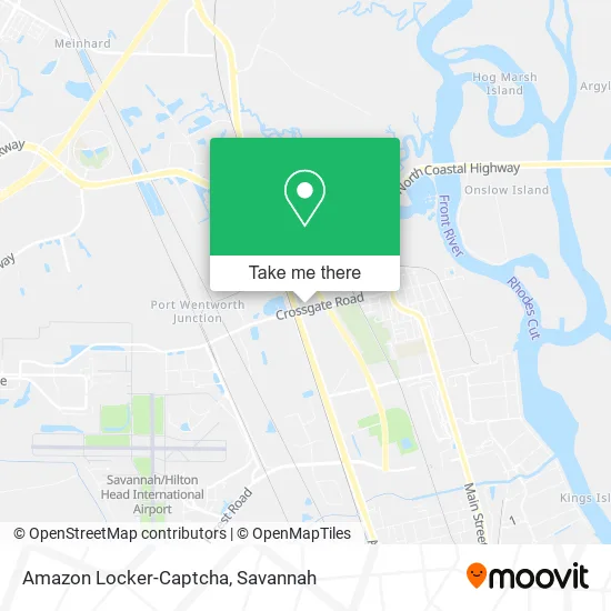 Amazon Locker-Captcha map