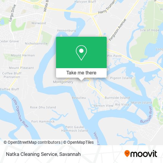 Natka Cleaning Service map