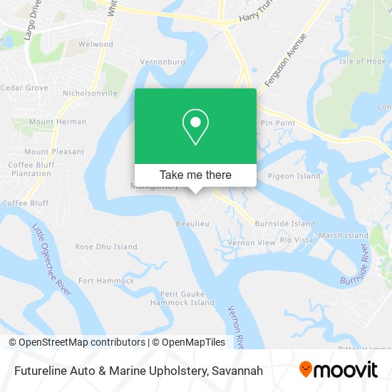 Futureline Auto & Marine Upholstery map