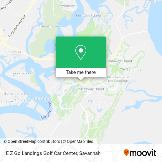 Mapa de E Z Go Landings Golf Car Center
