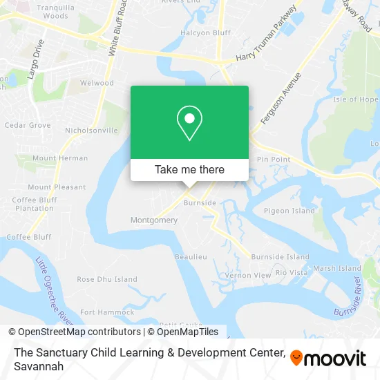 The Sanctuary Child Learning & Development Center map