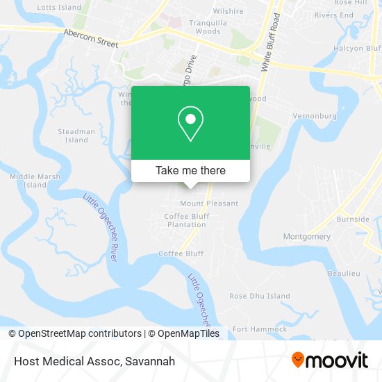 Host Medical Assoc map