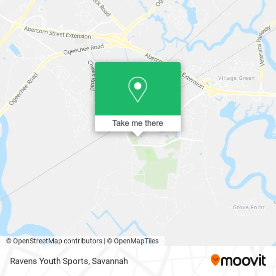 Ravens Youth Sports map
