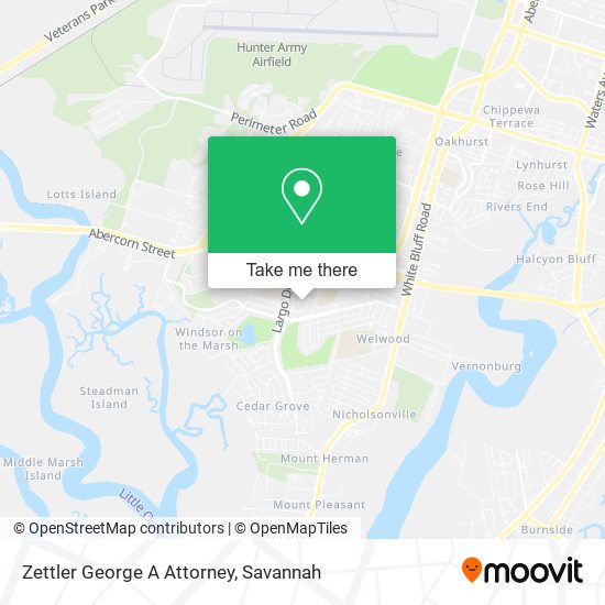 Zettler George A Attorney map