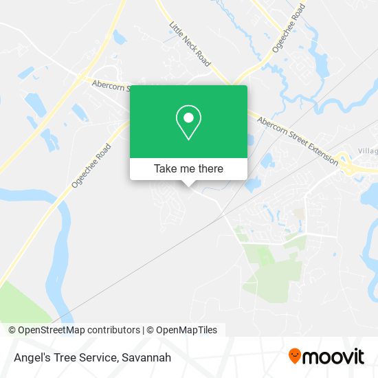 Angel's Tree Service map
