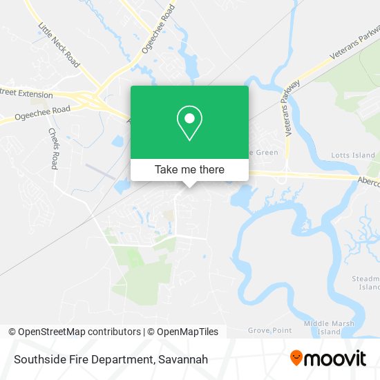 Southside Fire Department map