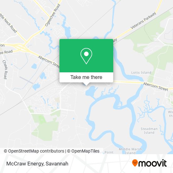 McCraw Energy map