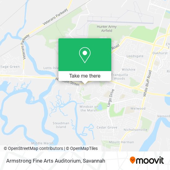 Armstrong Fine Arts Auditorium map
