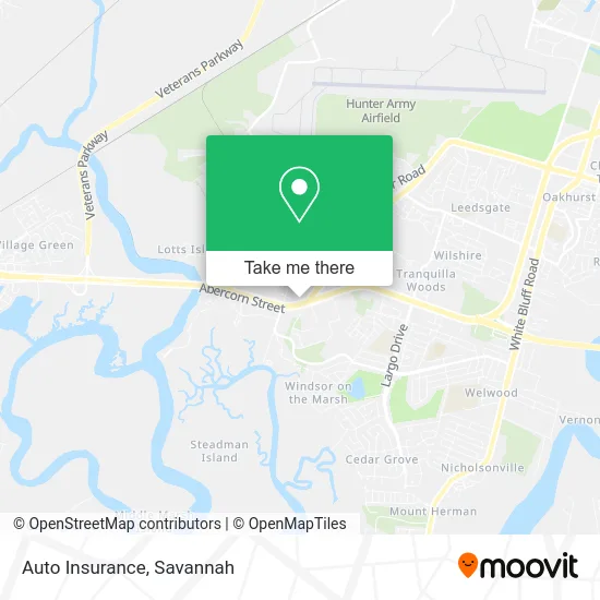Auto Insurance map