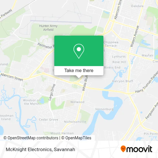 McKnight Electronics map