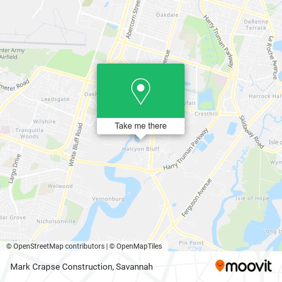 Mark Crapse Construction map