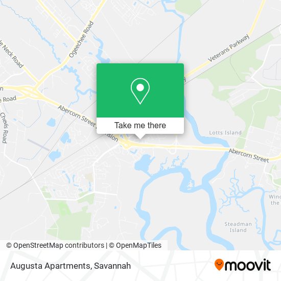 Mapa de Augusta Apartments