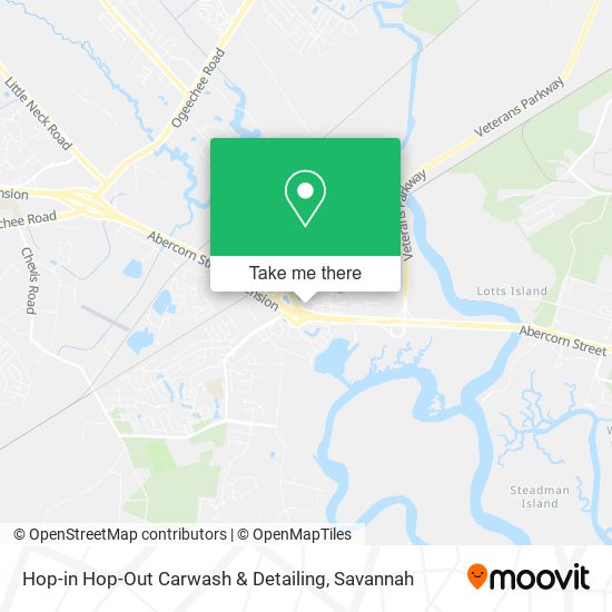 Mapa de Hop-in Hop-Out Carwash & Detailing